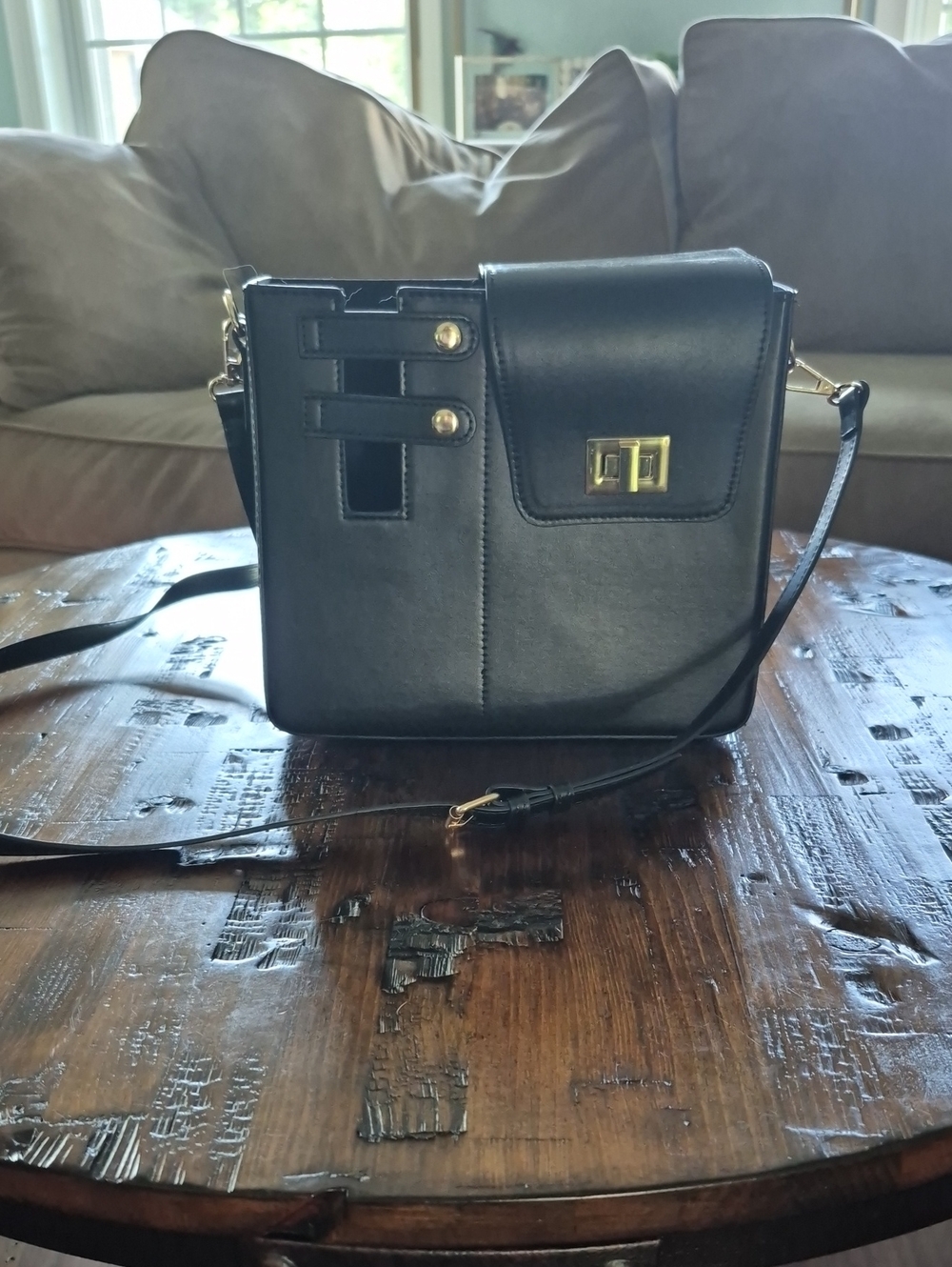 Black Crossbody Shoulder Bag With Space Your Your Stanley